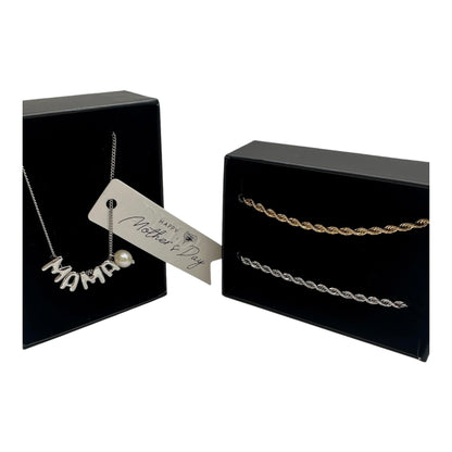 MAMÁ (necklace and bracelets)